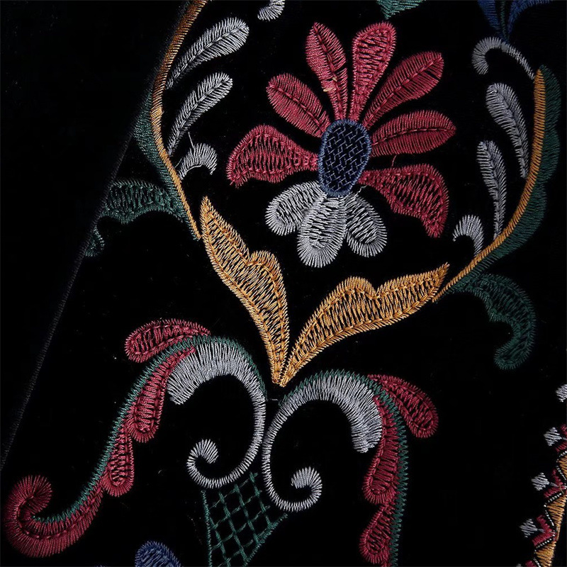 Women Vintage Floral Embroider - Embroidery Cardigan recension och pris