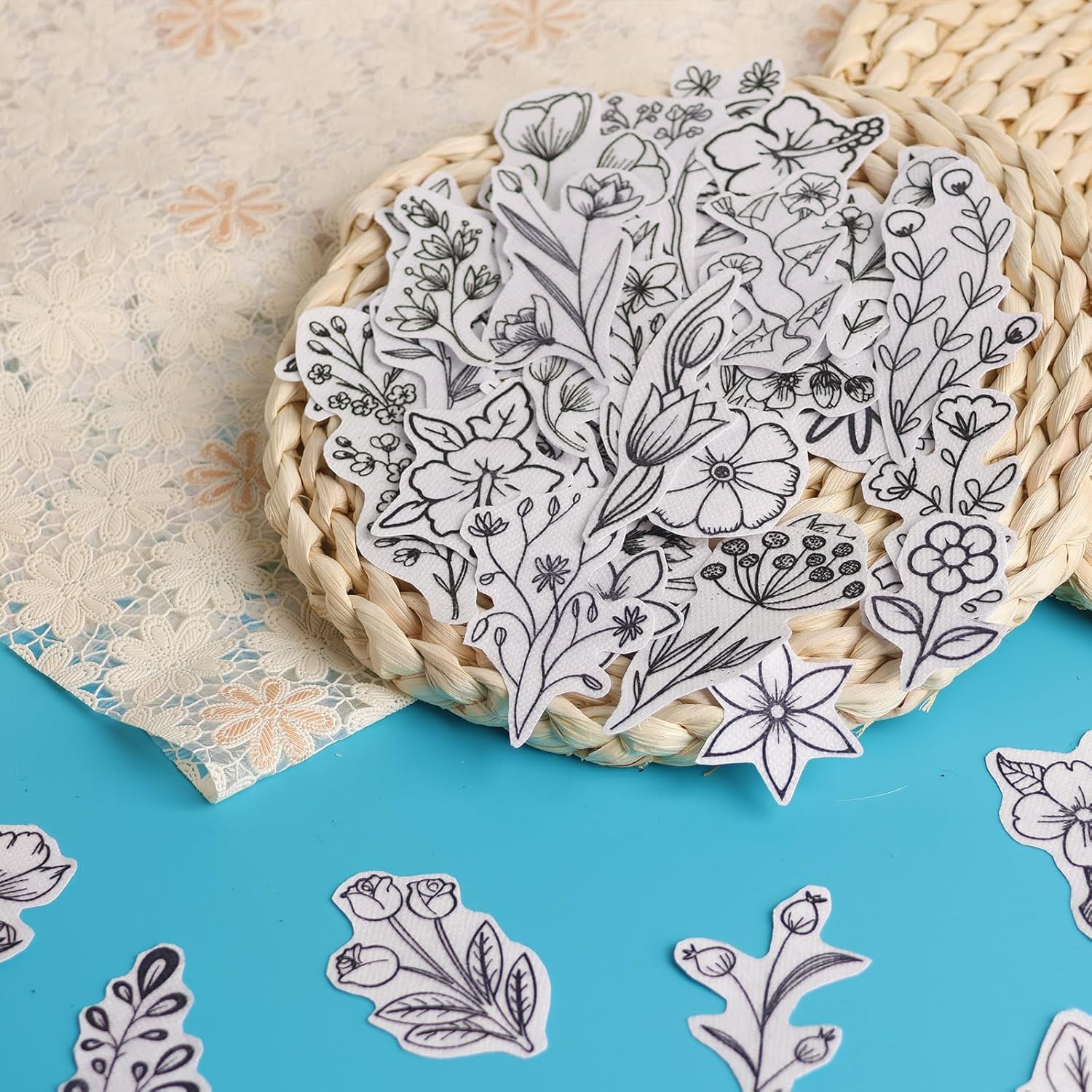 50Pcs Water Soluble Embroidery - Embroidery Paper recension och pris