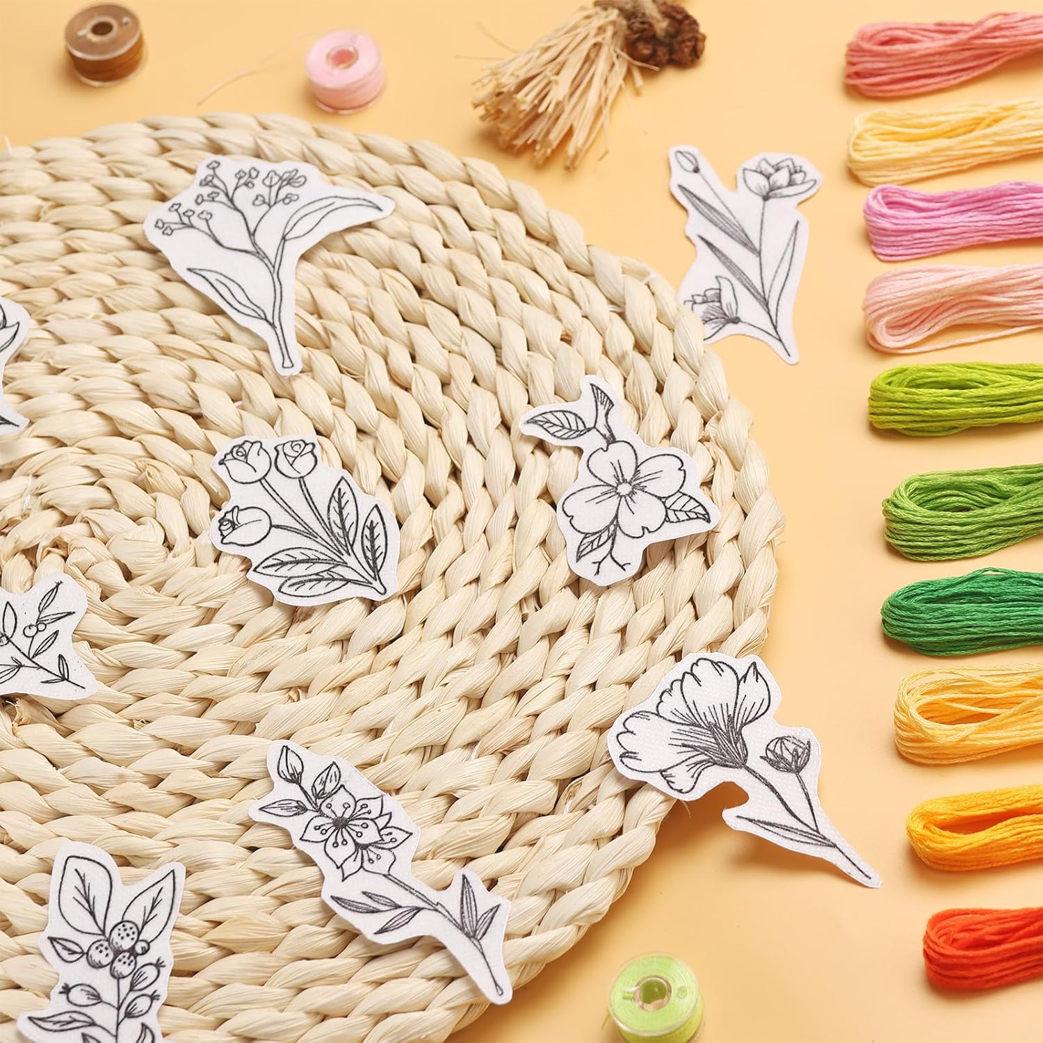 50Pcs Water Soluble Embroidery - Embroidery Paper recension och pris