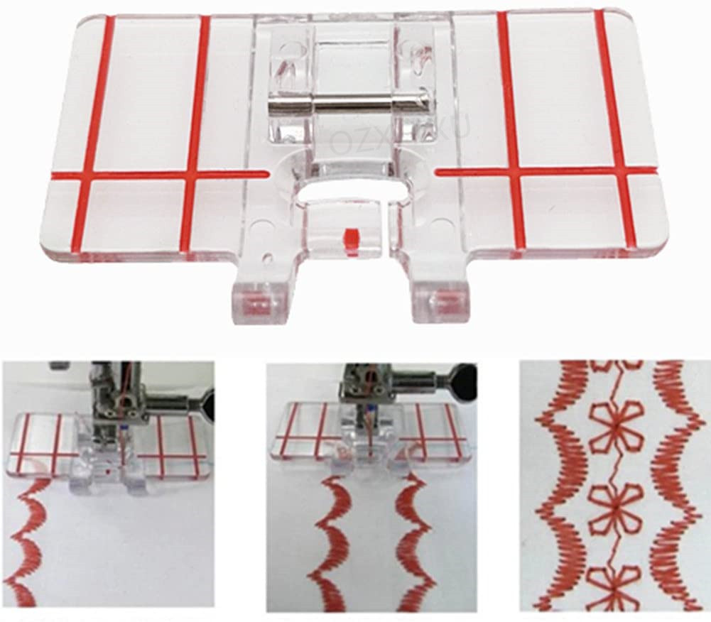 Plastic Clear Parallel Stitch  - Embroidery Xpress recension och pris