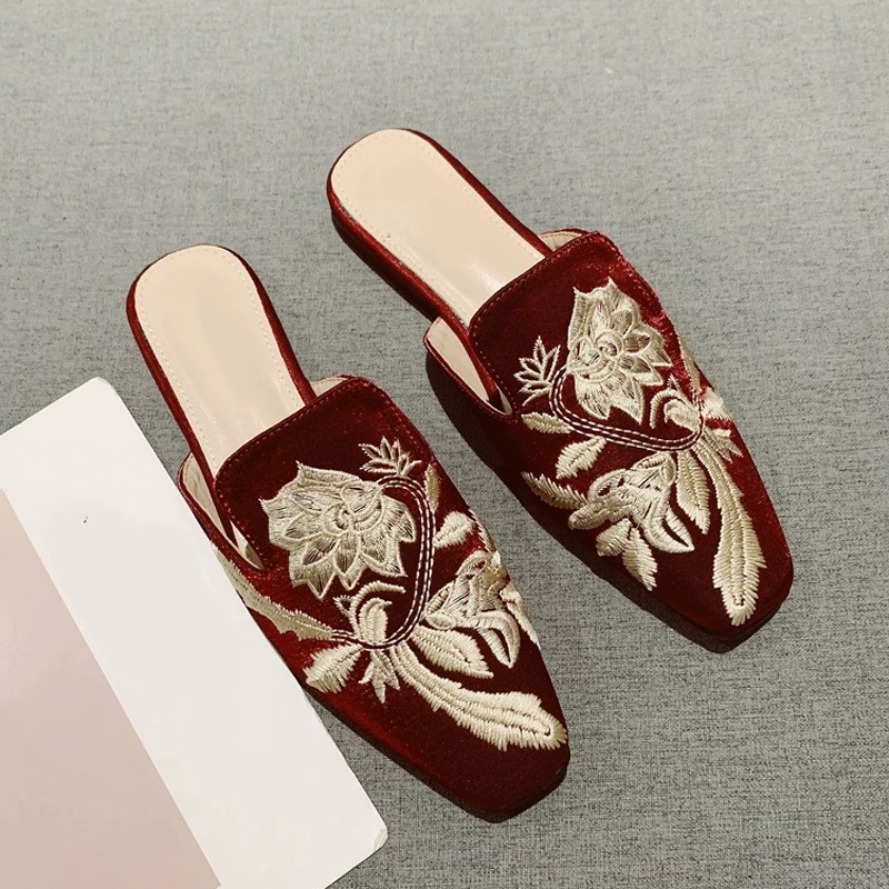 2026 New Womens Shoe Retro Emb - Embroidery Design recension och pris
