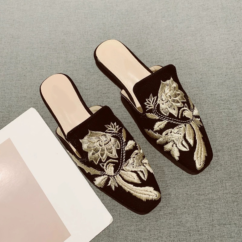 2026 New Womens Shoe Retro Emb - Embroidery Design recension och pris