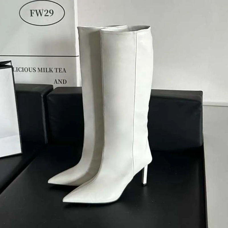 Luxury Women Long Boots Fashio - Embroidery Design recension och pris