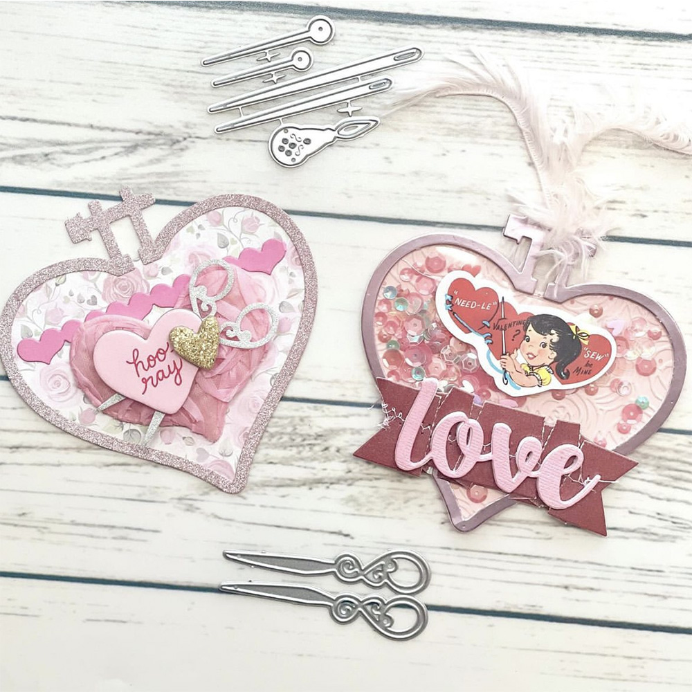 KSCRAFT Heart Embroidery Hoop  - Embroidery Paper recension och pris