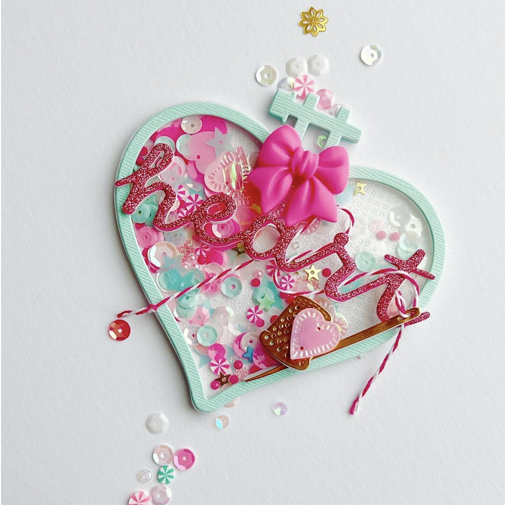 KSCRAFT Heart Embroidery Hoop  - Embroidery Paper recension och pris