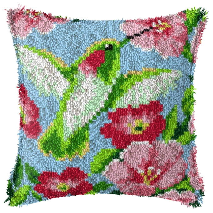 Smyrna Flower Latch Hook Kit M - Printed Embroidery Kit recension och pris