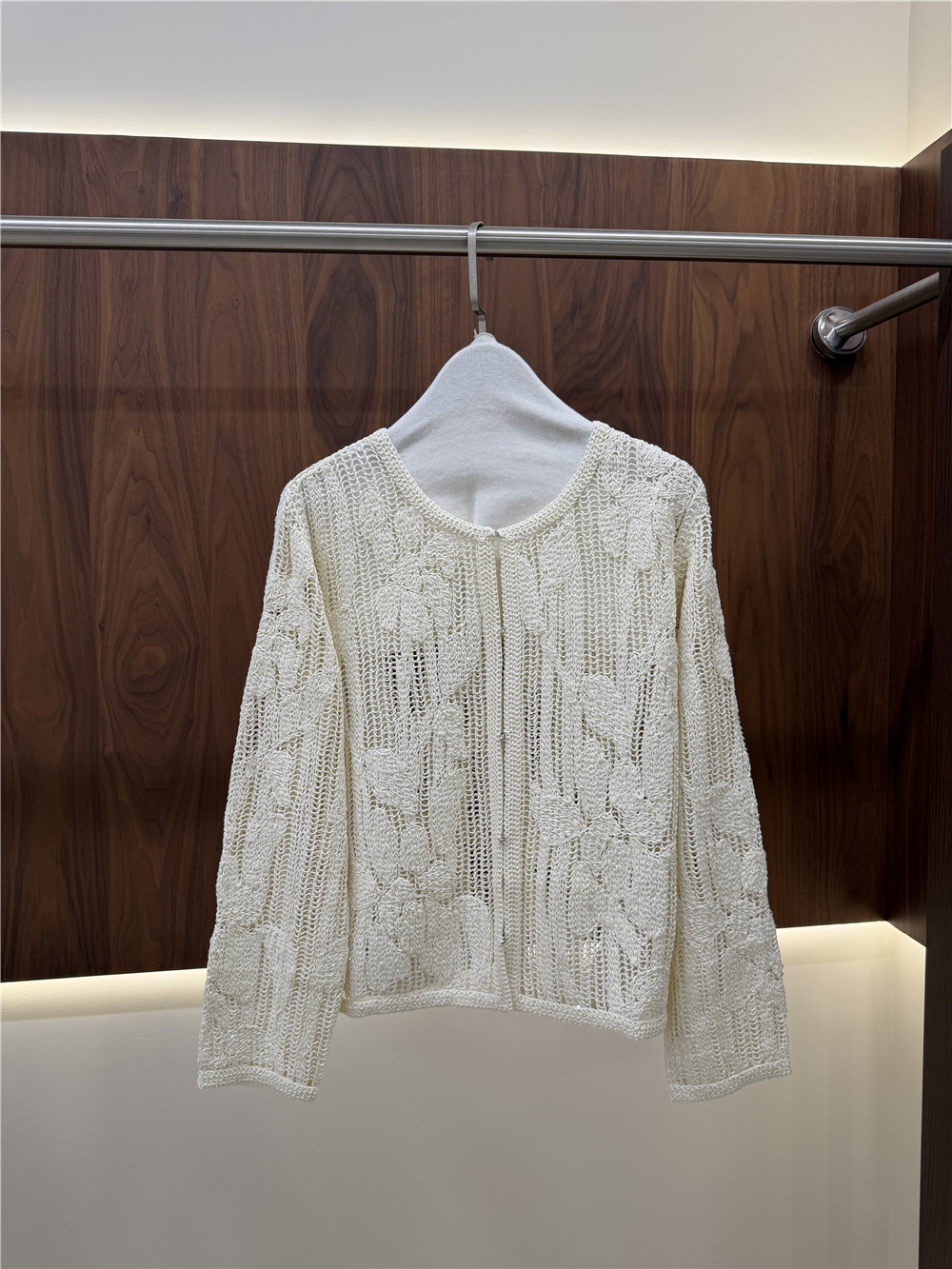 Women's Openwork Embroidered K - Embroidery Cardigan recension och pris