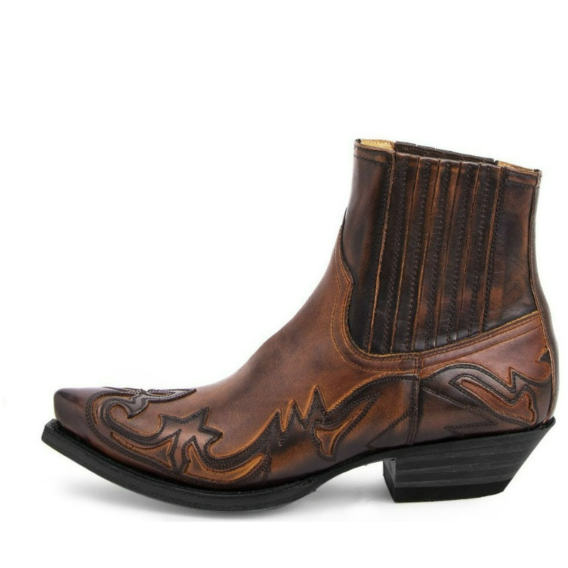 Mens Western Cowboy Boots Hand - Embroidery Design recension och pris