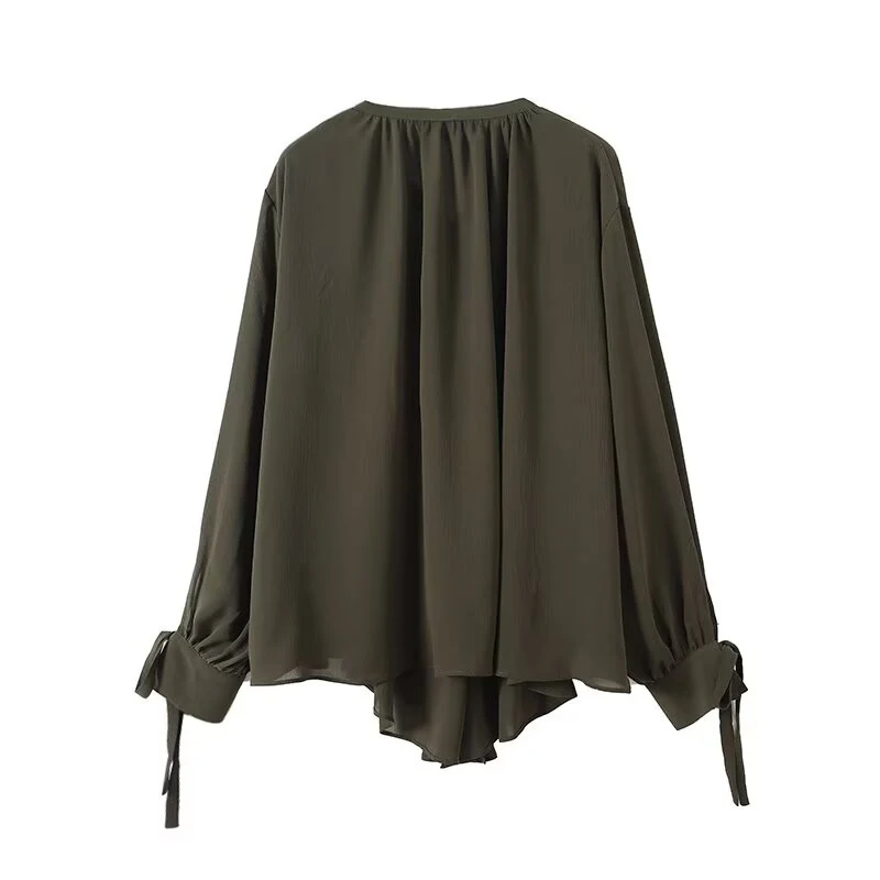 2025 French Style Women's Shir - Embroidery Origin recension och pris