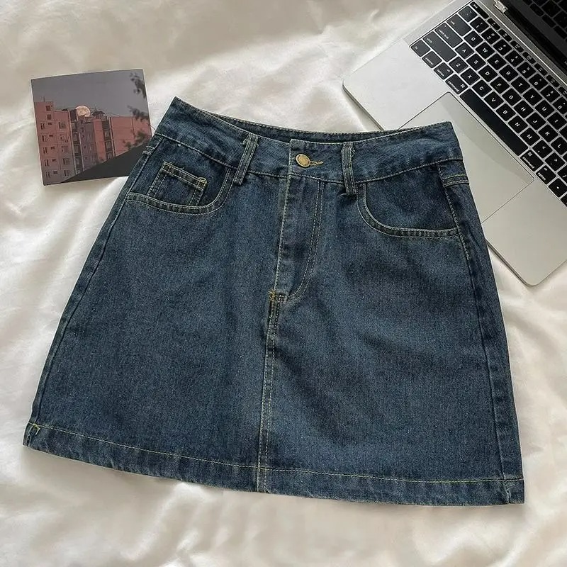 Y2K Denim Skirt Set: Vintage J - Embroidery Origin recension och pris
