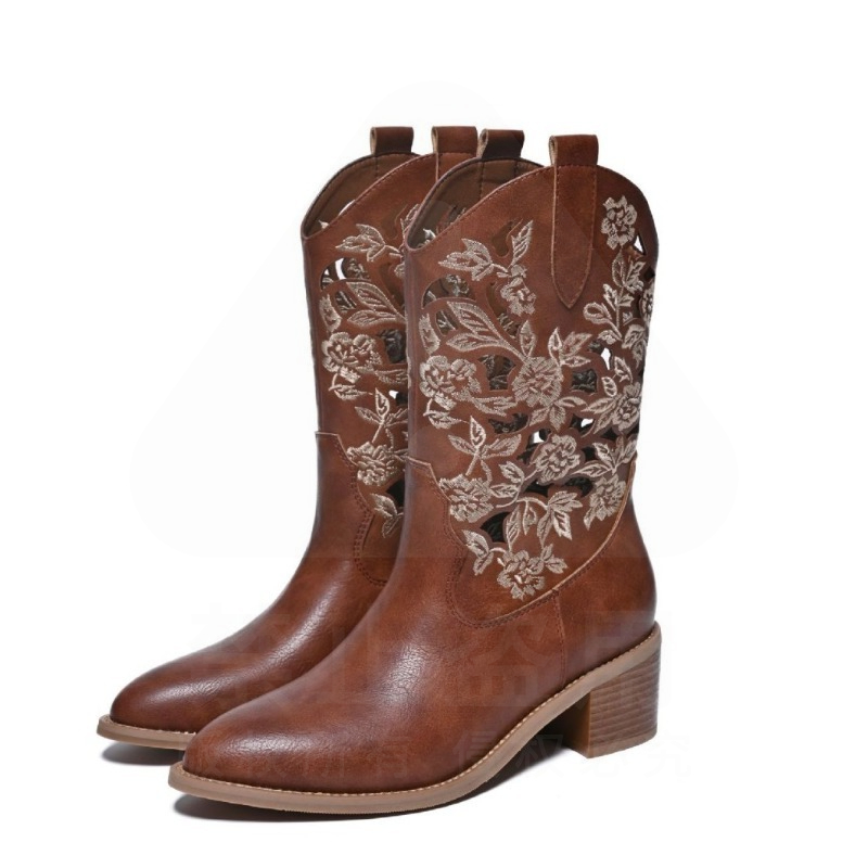 Retro Women Shoes Exquisite Ge - Embroidery Design recension och pris