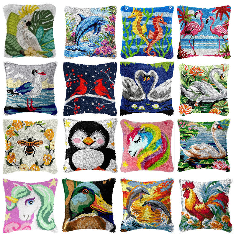 DIY Bird Unicorn Pillow Handcr - Printed Embroidery Kit recension och pris