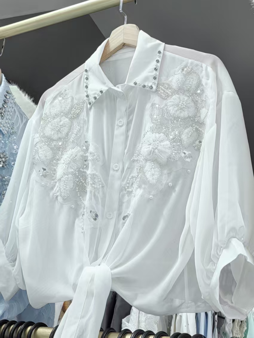 Streetwear Summer Sunscreen Bl - Embroidery Cardigan recension och pris
