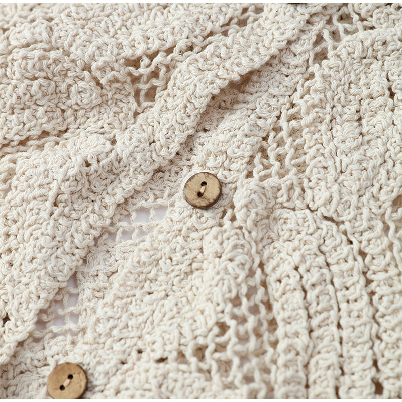 Women's Crochet Knit Shirts Bu - Embroidery Cardigan recension och pris