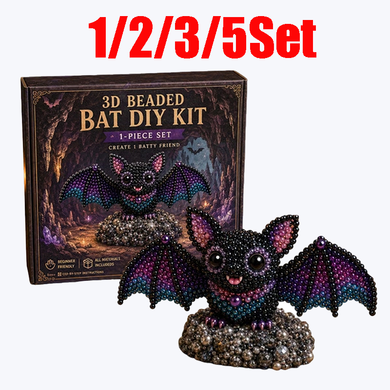 1/2/3/5Set 3D Beaded Bat Craft - Embroidery Paper recension och pris