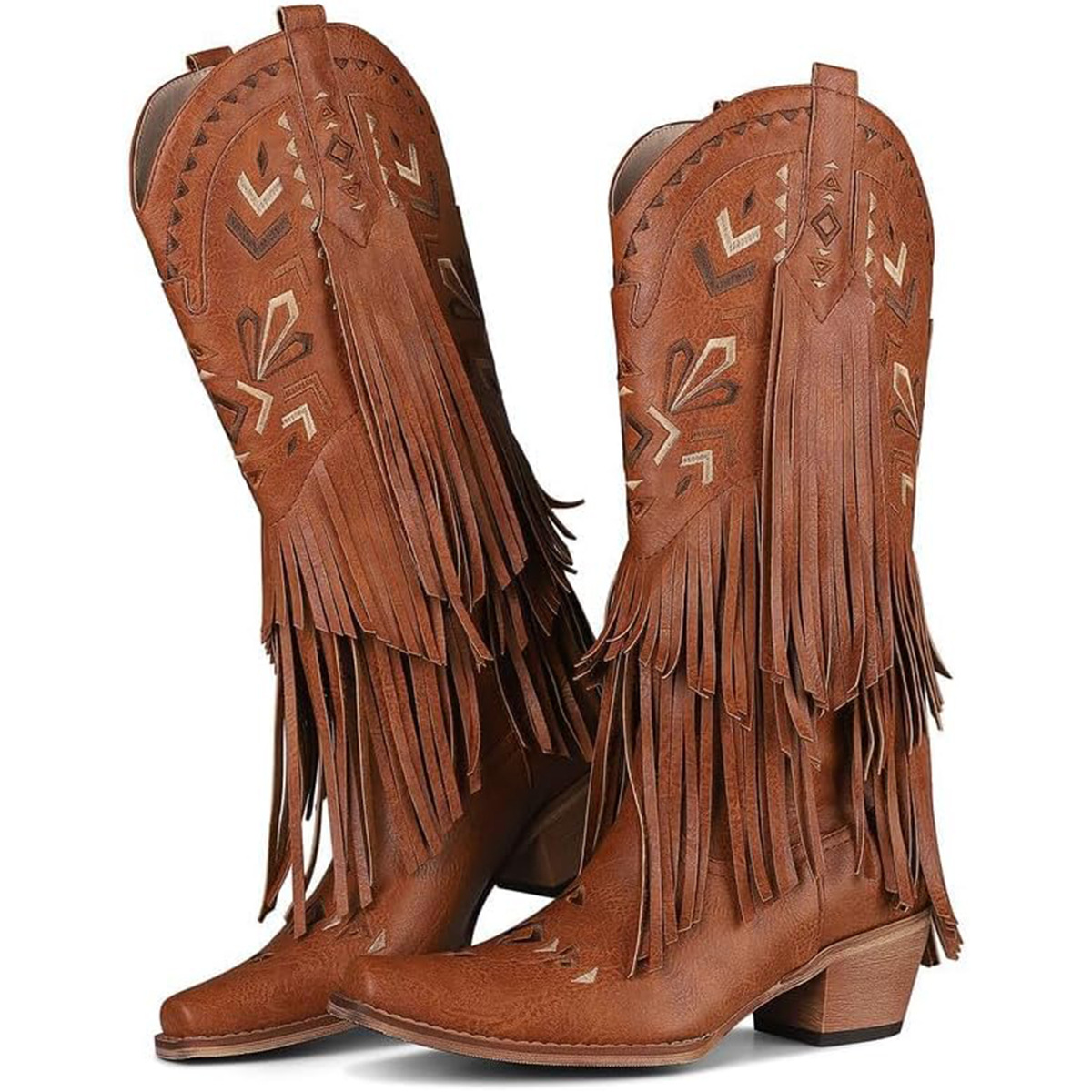 Women's Mid-calf Boots Retro W - Embroidery Design recension och pris