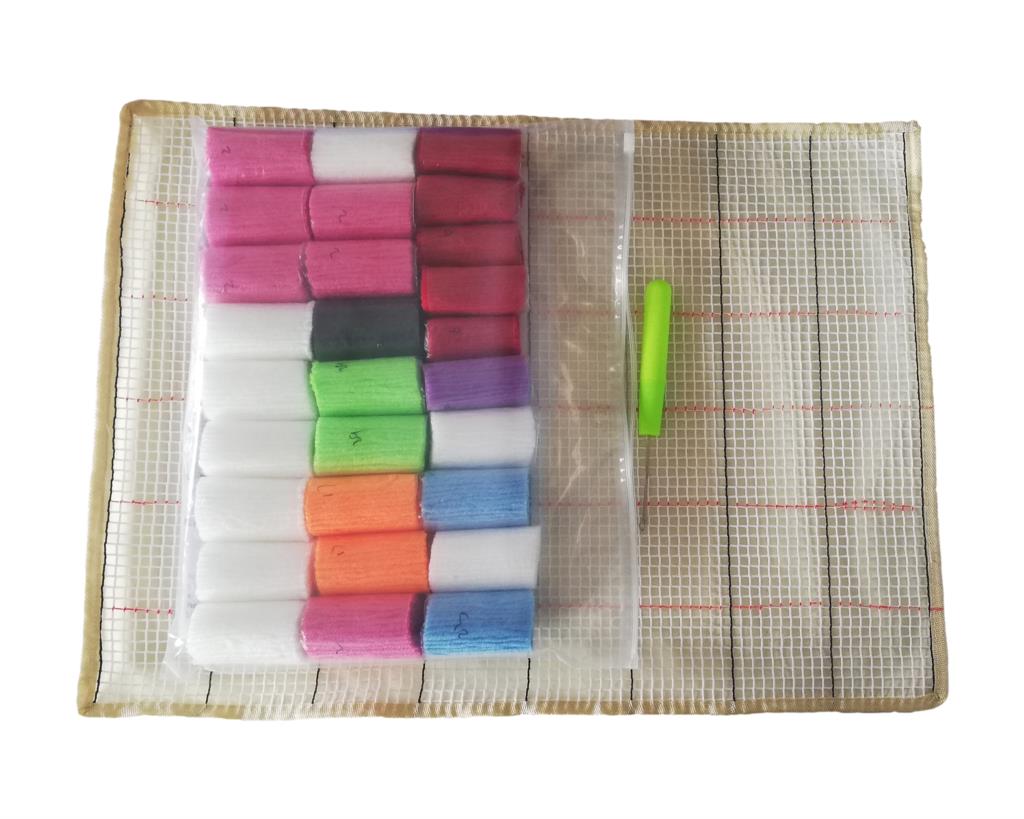 Carpet Embroidery Knoop Pakket - Printed Embroidery Kit recension och pris