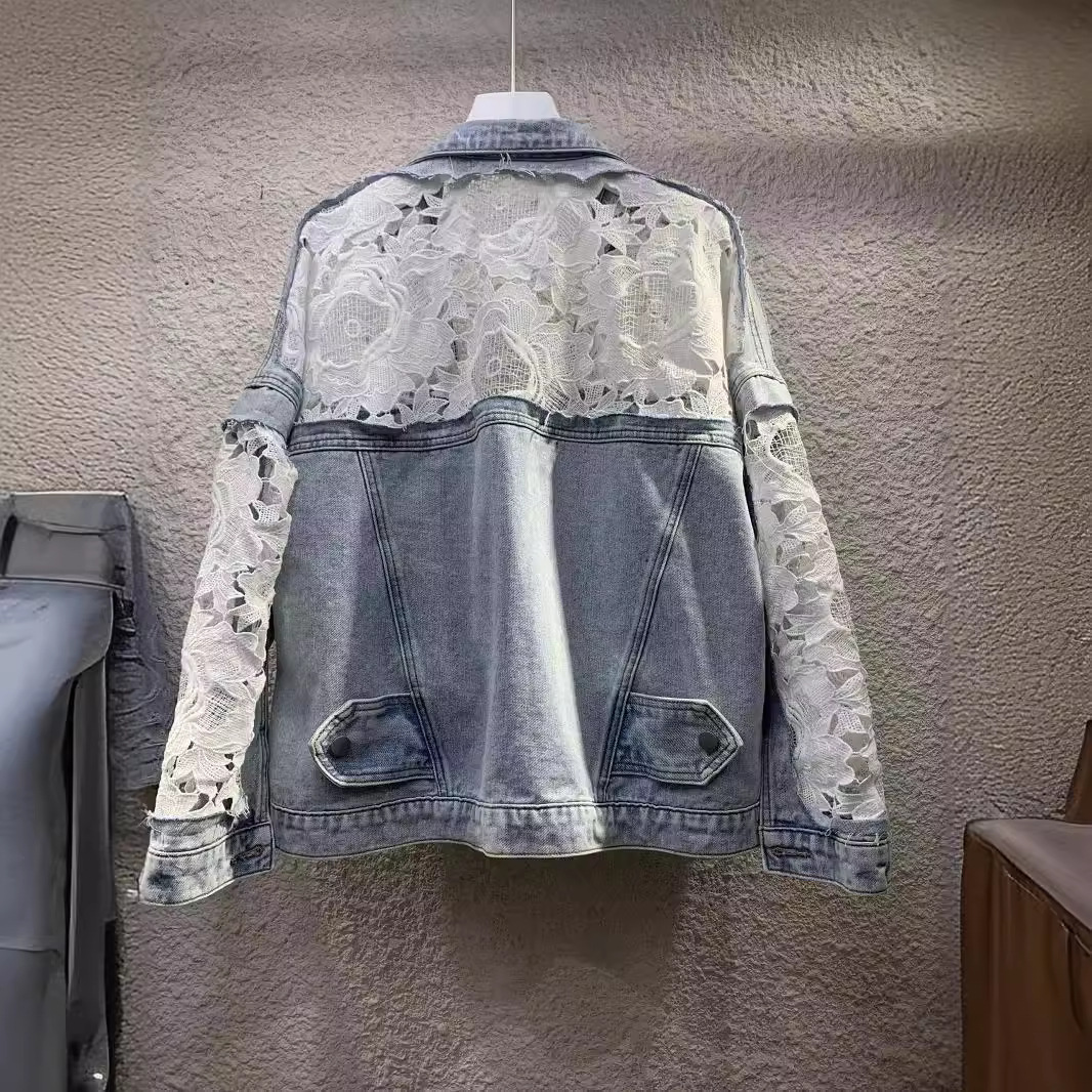 Spliced Embroidery Jacket Wome - Embroidery Cardigan recension och pris